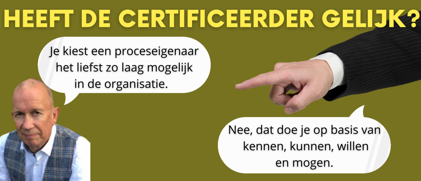 Stevige reactie op onze nieuwsbrief. Heeft deze certificeerder gelijk?